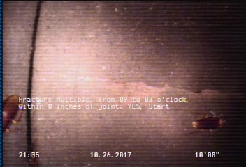 Fracture Multiple, from 09 to 03 o'clock, within 8 inches of joint: YES, Start