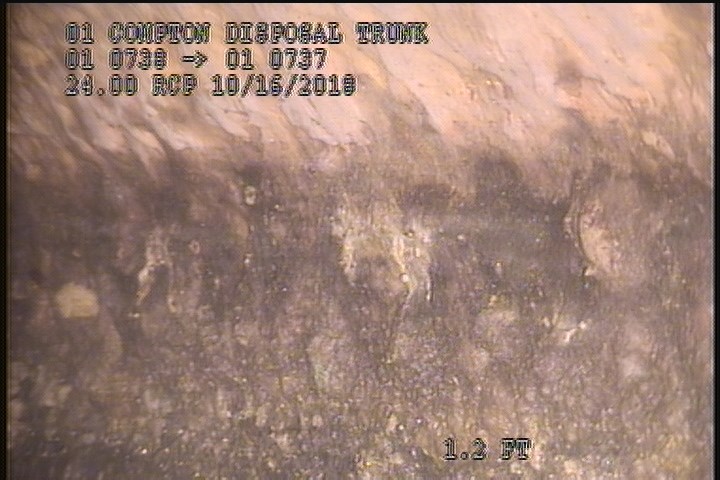 Surface Spalling, from 10 to 02 o'clock, within 8 inches of joint: YES, Start - BLISTERING CONCRETE