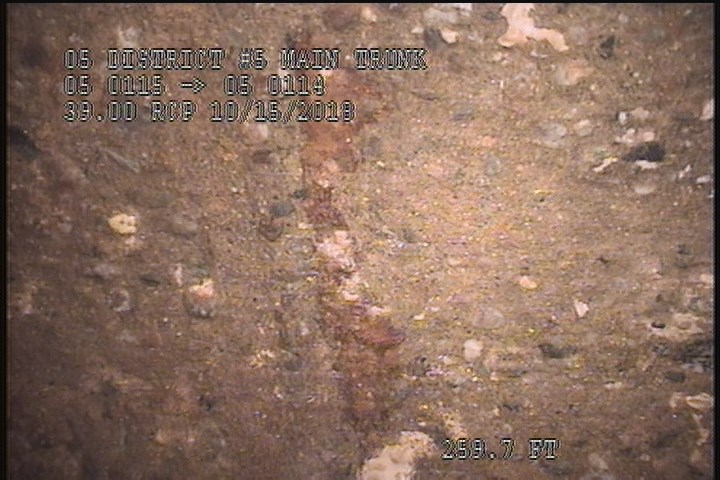 Surface Reinforcement Visible, from 11 to 02 o'clock, within 8 inches of joint: NO