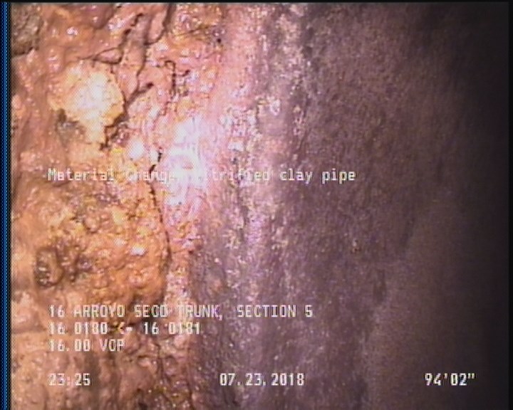 Material Change, Vitrified clay pipe