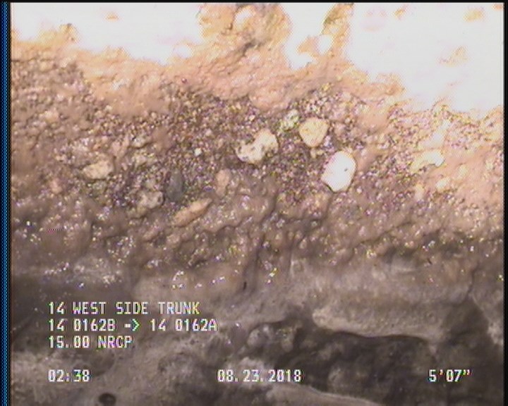 Surface Aggregate Projecting, from 09 to 03 o'clock, within 8 inches of joint: YES, Start