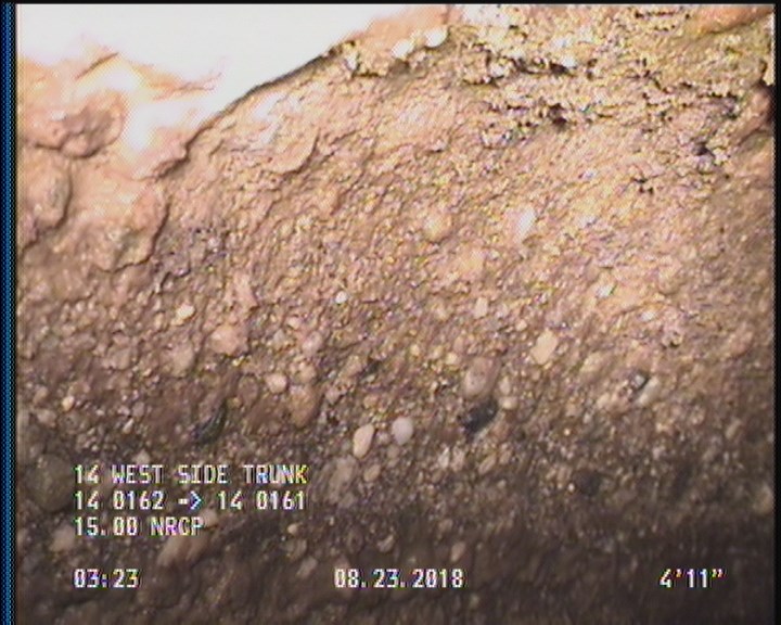 Surface Aggregate Projecting, from 09 to 03 o'clock, within 8 inches of joint: YES, Start