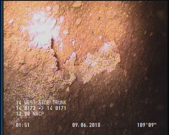 Surface Spalling, from 09 to 03 o'clock, within 8 inches of joint: YES, Start