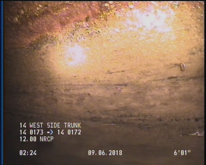 Deposits Attached Grease, 5 %of cross sectional area, from 03 to 09 o'clock, , within 8 inches of joint: YES, Start