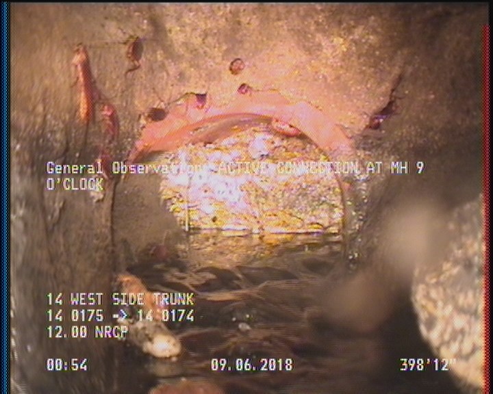 General Observation - ACTIVE CONNECTION AT MH 9 O'CLOCK