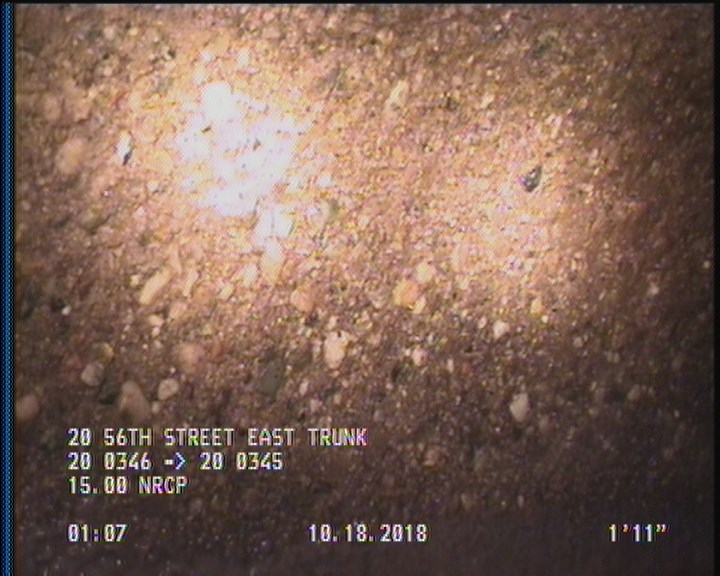 Surface Aggregate Projecting, from 09 to 03 o'clock, within 8 inches of joint: YES, Start