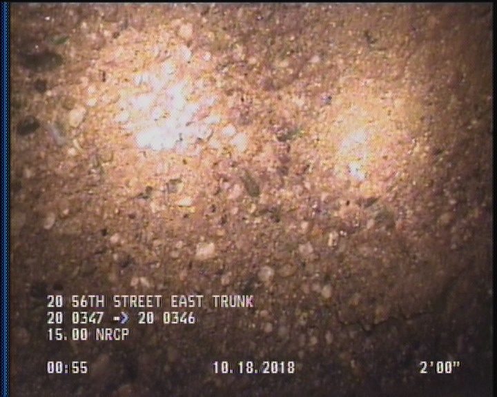 Surface Aggregate Projecting, from 09 to 03 o'clock, within 8 inches of joint: YES, Start