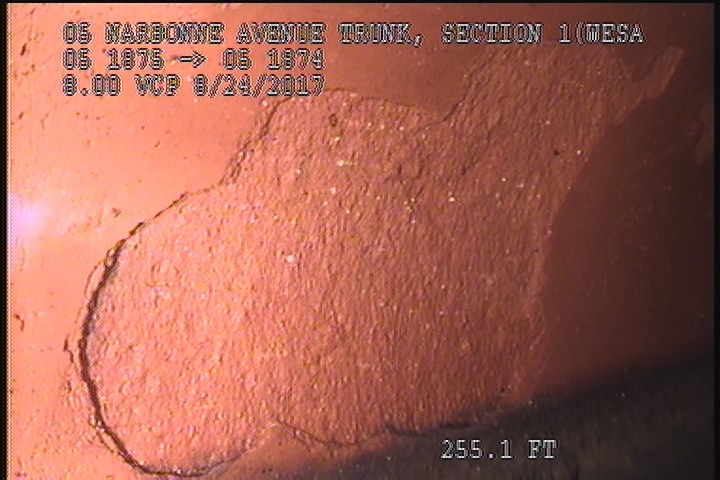 Surface Spalling, from 08 to 11 o'clock, within 8 inches of joint: YES