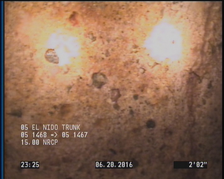 Surface Aggregate Projecting, from 09 to 03 o'clock, within 8 inches of joint: YES, Start