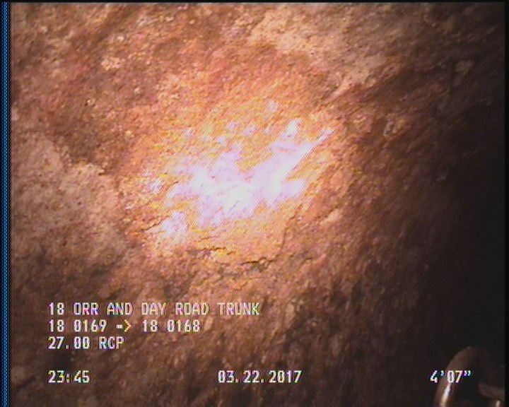 Surface Spalling, from 09 to 03 o'clock, within 8 inches of joint: YES, Start