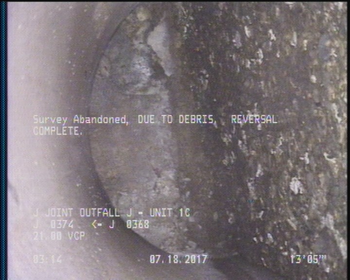 Survey Abandoned - DUE TO DEBRIS. REVERSAL COMPLETE.