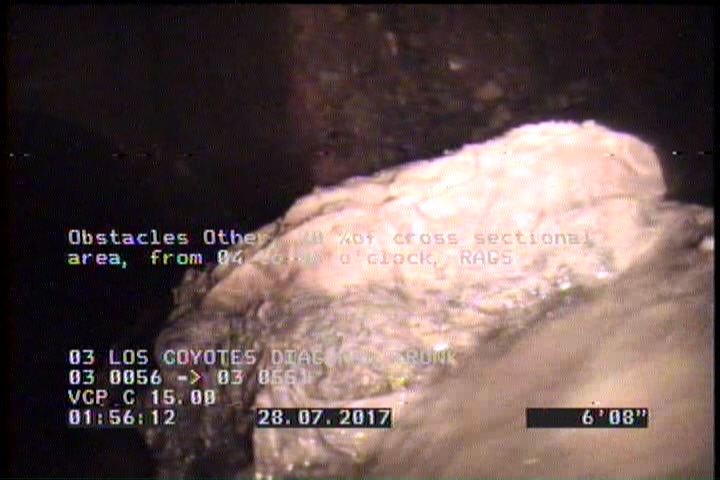 Obstacles Other, 20 %of cross sectional area, from 04 to 06 o'clock - RAGS