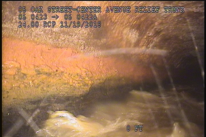 Deposits Attached Grease, 5 %of cross sectional area, from 09 to 03 o'clock, , within 8 inches of joint: YES, Start