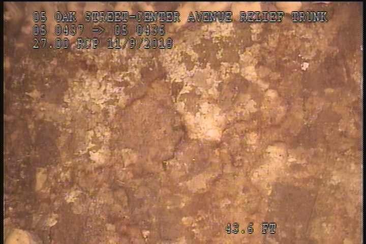 Surface Spalling, from 01 to 02 o'clock, within 8 inches of joint: NO - FLAKING CONCRETE
