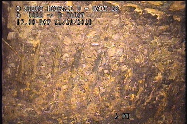 Surface Reinforcement Corroded, from 10 to 02 o'clock, within 8 inches of joint: YES - LONG & CIRCUM REBAR