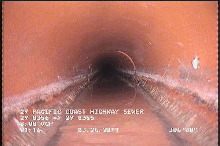 Water Level, Sag in pipe, 30 %of cross sectional area, Start