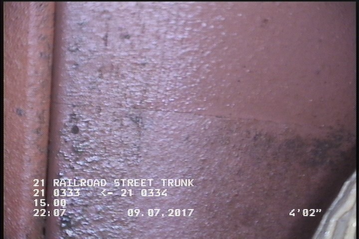 Crack Multiple, from 07 to 05 o'clock, within 8 inches of joint: YES, Start