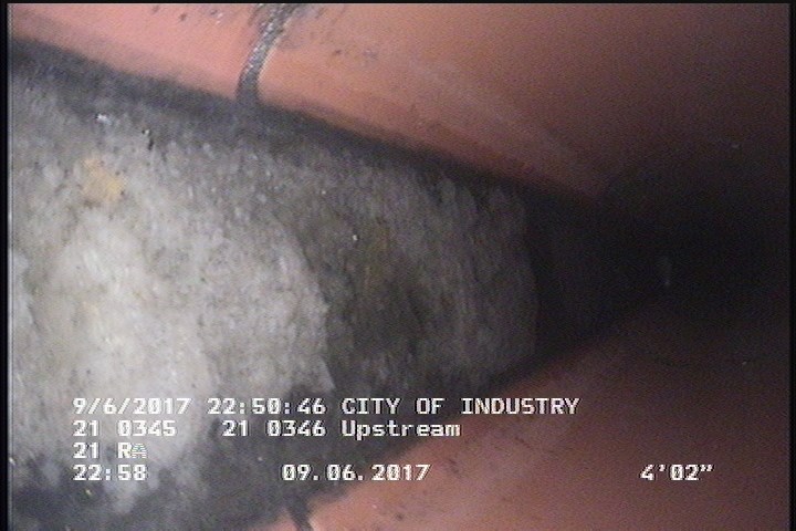 Deposits Attached Ragging, 5 %of cross sectional area, from 05 to 07 o'clock, , within 8 inches of joint: YES, Start