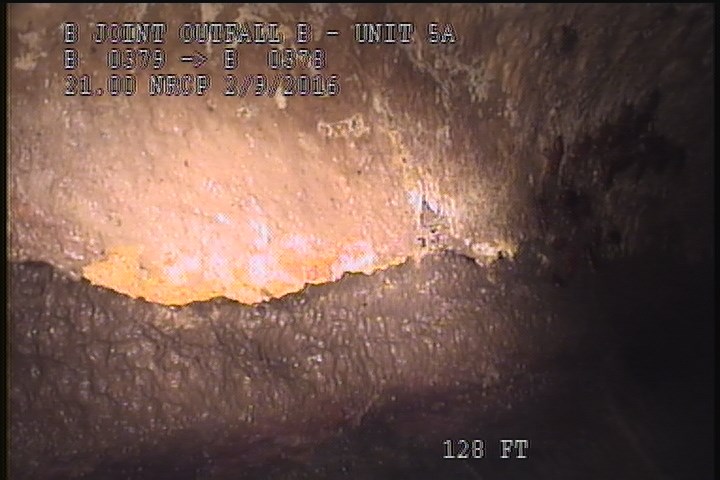 Surface Spalling, from 09 to 12 o'clock, within 8 inches of joint: NO