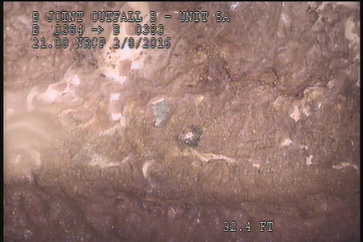 Surface Aggregate Visible, from 09 to 10 o'clock, within 8 inches of joint: NO - SEVERE AGG SPORATIC