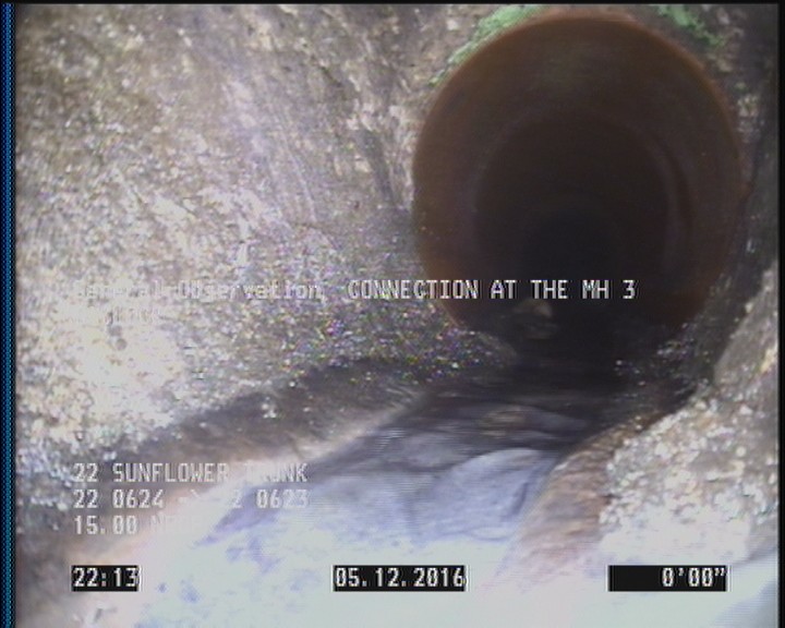 General Observation - CONNECTION AT THE MH 3 O'CLOCK
