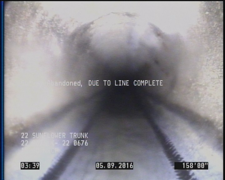 Survey Abandoned - DUE TO LINE COMPLETE