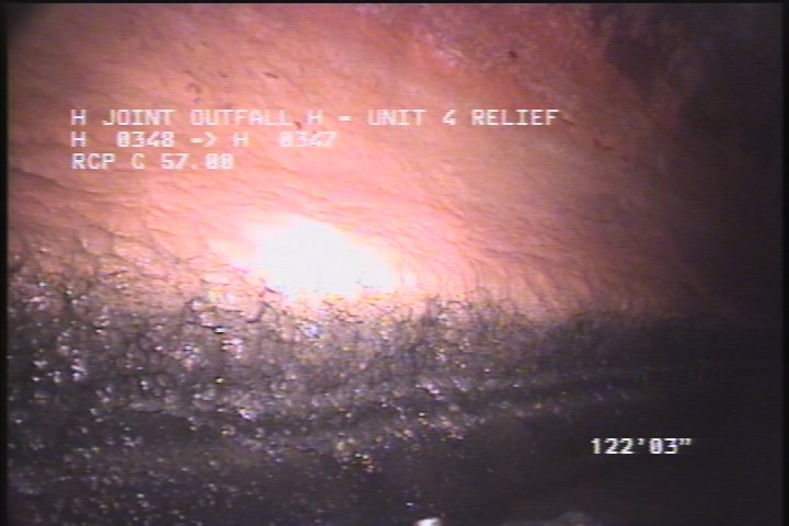 Deposits Attached Grease, 5 %of cross sectional area, from 03 to 09 o'clock, , within 8 inches of joint: YES, Start