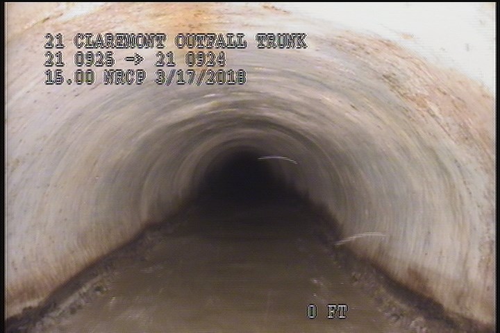 Upstream Manhole, Survey Begins - 1:30 PM