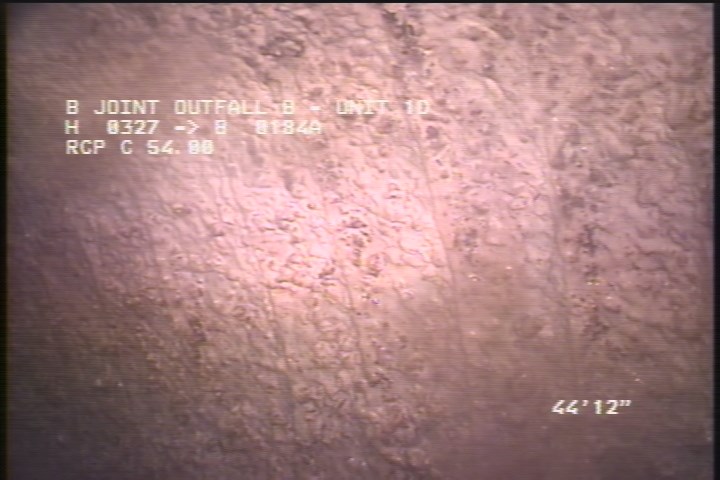 Surface Reinforcement Visible, from 10 to 02 o'clock, within 8 inches of joint: YES, Start - CIRCUM REBAR UNDER MAG COAT POSSIBLE