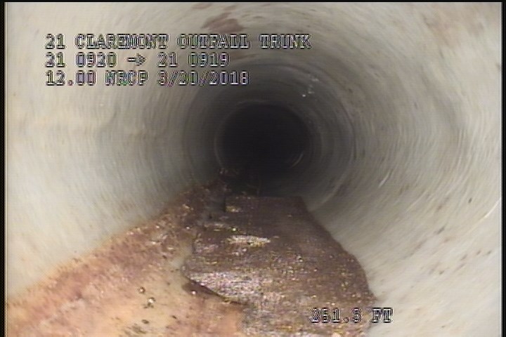 Deposits Settled Compacted, 5 %of cross sectional area, from 05 to 07 o'clock, , within 8 inches of joint: YES