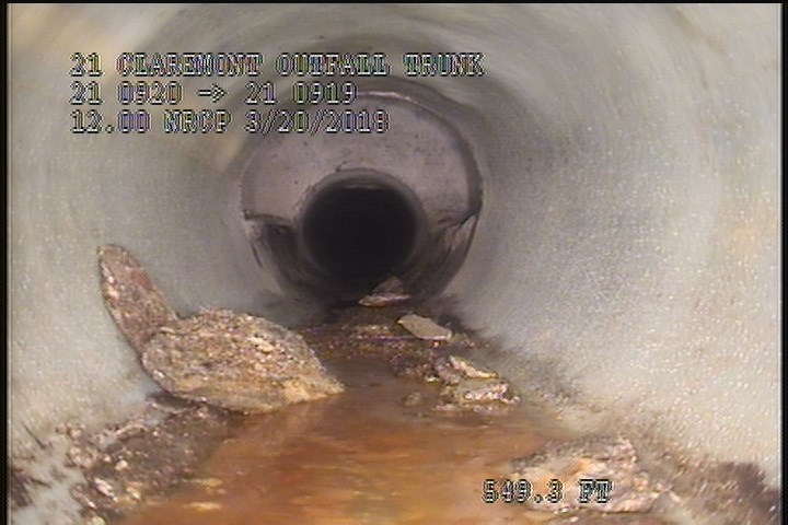 Deposits Settled Compacted, 5 %of cross sectional area, from 05 to 07 o'clock, , within 8 inches of joint: YES