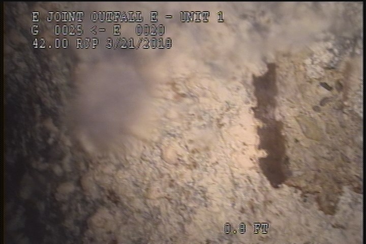 Surface Reinforcement Visible, at 12 o'clock, within 8 inches of joint: NO
