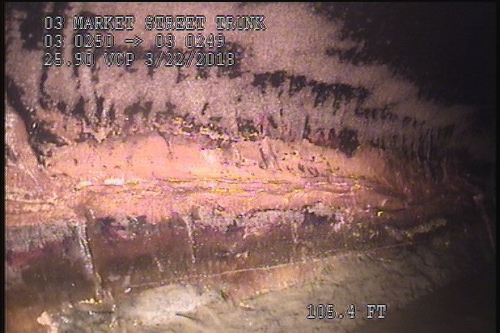 Deposits Attached Grease, 2 %of cross sectional area, from 08 to 10 o'clock, , within 8 inches of joint: YES, Start