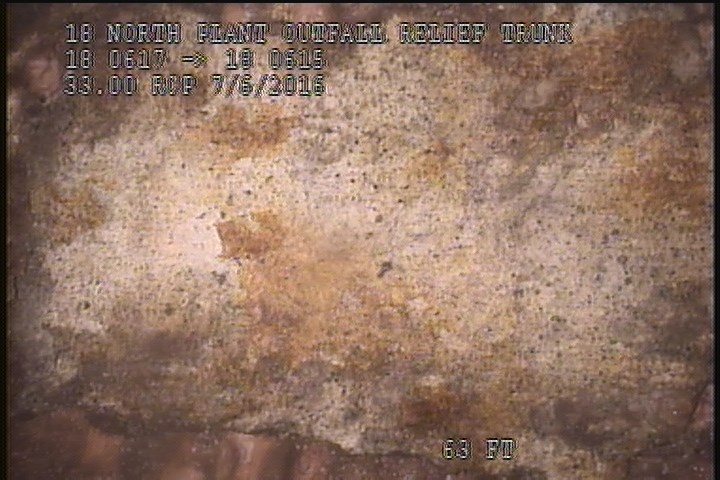 Surface Spalling, from 02 to 04 o'clock, within 8 inches of joint: NO - PEELING CONCRETE