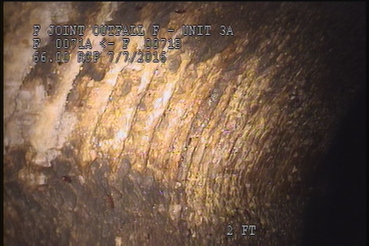 Surface Reinforcement Visible, from 11 to 01 o'clock, within 8 inches of joint: NO