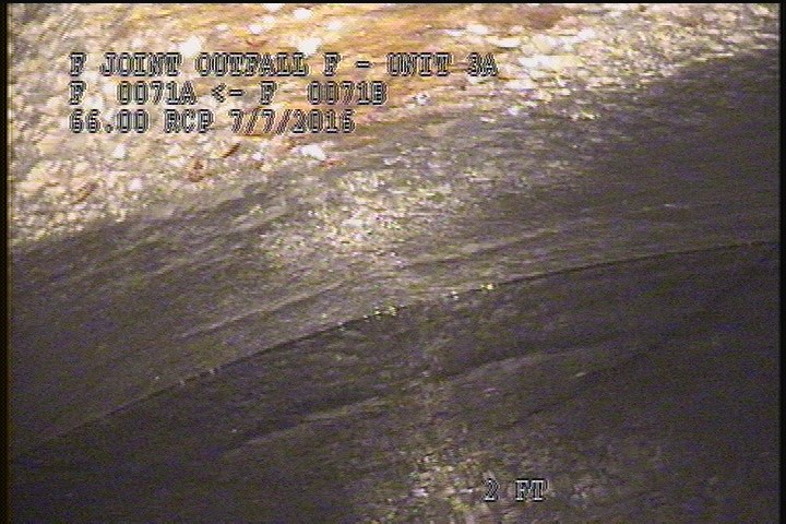 Survey Abandoned - VIEW OF THE UPLEG PIPE OF THE D/S SIPHON