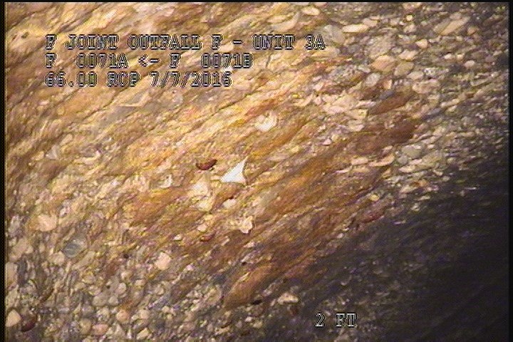 Downstream Manhole, Survey Begins - 9:13 AM