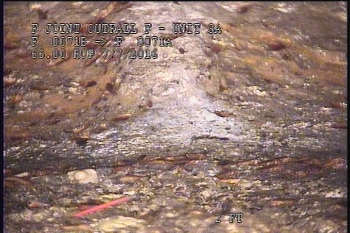 Water Level, 100 %of cross sectional area - SLUDGE ON TOP