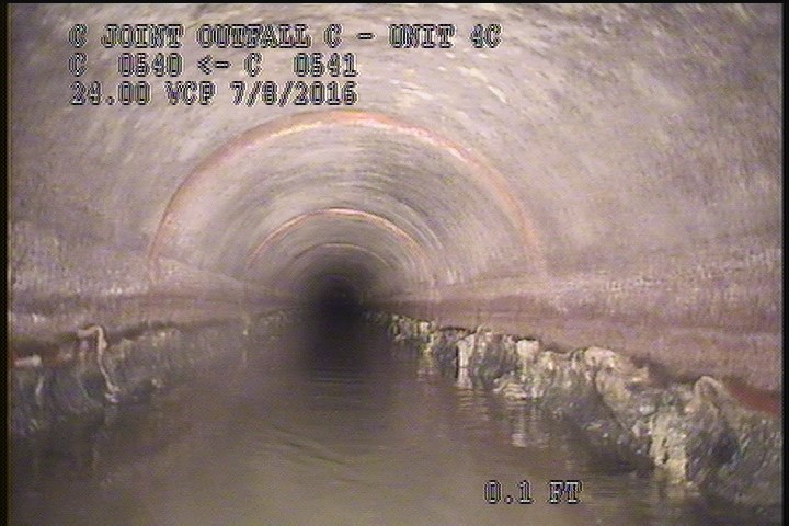 Deposits Attached Grease, 5 %of cross sectional area, from 03 to 09 o'clock, , within 8 inches of joint: YES, Start