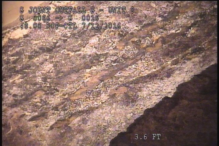Surface Reinforcement Corroded, from 10 to 02 o'clock, within 8 inches of joint: NO - CIRCUM REBAR