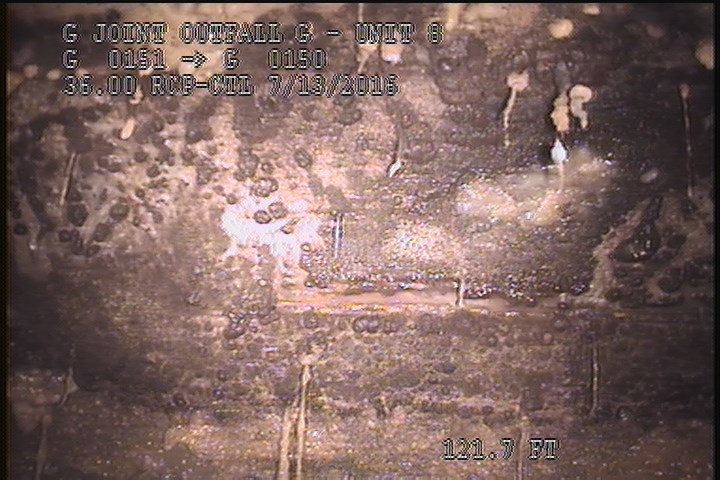 General Observation - BLACK OILY MATERIAL ON PIPE BETWEEN MAG COAT & PIPE