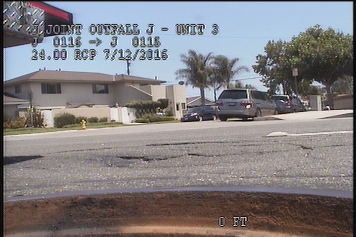 Upstream Manhole, Survey Begins - SINKHOLE