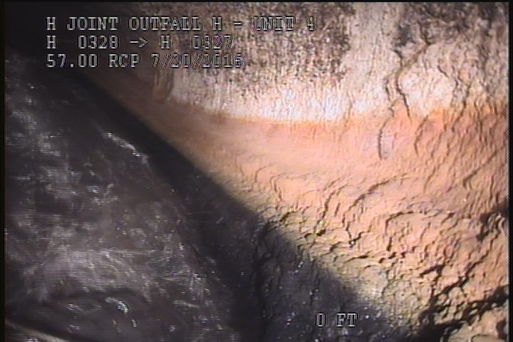 Deposits Attached Grease, 5 %of cross sectional area, from 03 to 09 o'clock, , within 8 inches of joint: YES, Start