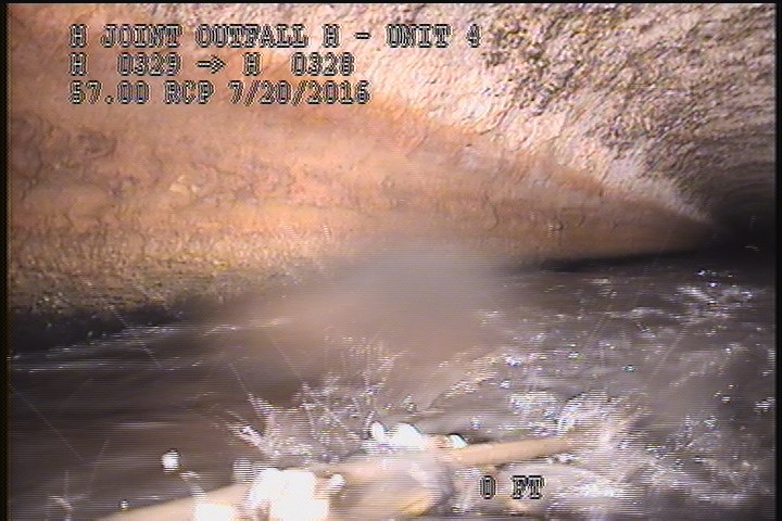 Deposits Attached Grease, 5 %of cross sectional area, from 03 to 09 o'clock, , within 8 inches of joint: YES, Start