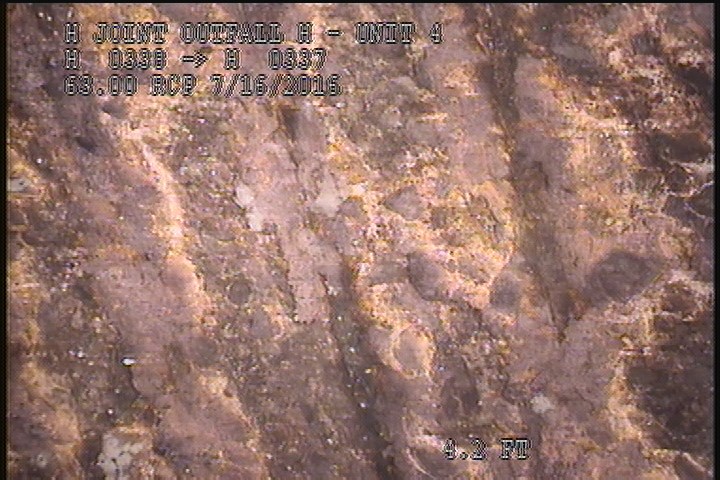 Surface Reinforcement Visible, from 11 to 01 o'clock, within 8 inches of joint: NO, Start - CIRCUM