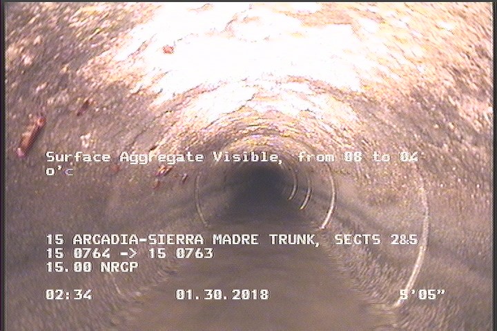 Surface Aggregate Visible, from 08 to 04 o'clock, within 8 inches of joint: NO, Start