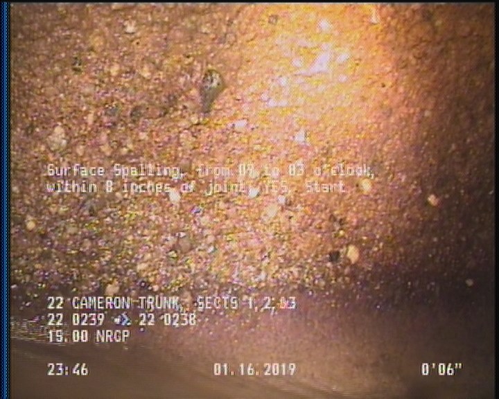 Surface Aggregate Projecting, from 09 to 03 o'clock, within 8 inches of joint: YES, Start