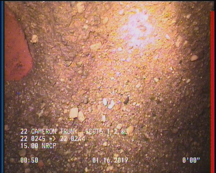 Surface Aggregate Projecting, from 08 to 04 o'clock, within 8 inches of joint: YES, Start