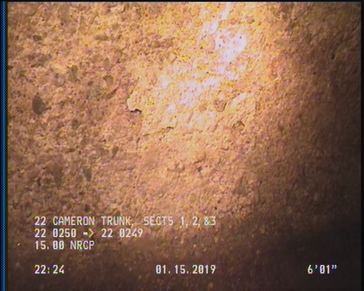 Surface Spalling, from 09 to 03 o'clock, within 8 inches of joint: YES, Start