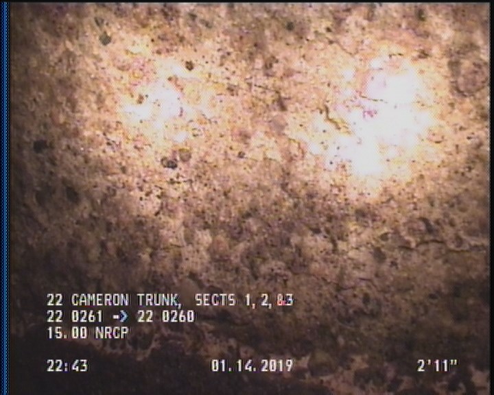 Surface Aggregate Projecting, from 08 to 04 o'clock, within 8 inches of joint: YES, Start
